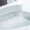 Image for WOODBRIDGE EBT700 One Piece Elongated Smart Toilet Bidet, Auto Open & Close, Auto Flush, Foot Sensor Operation, Heated Seat with Integrated Multi Function Remote Control in White