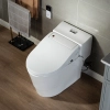Image for WOODBRIDGE Toilet & Bidet Luxury Elongated One Piece Advanced Smart Seat with Temperature Controlled Wash Functions and Air Dryer, Toilet with Bidet. T-0737, Bidet & Toilet