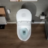 Image for WOODBRIDGE T-0047 One Piece 1.1GPF/1.6 GPF Dual Flush Elongated Toilet with Advance Smart Bidet Toilet in White