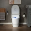 Image for WOODBRIDGE Toilet & Bidet Luxury Elongated One Piece Advanced Smart Seat with Temperature Controlled Wash Functions and Air Dryer, Toilet with Bidet. T-0737, Bidet & Toilet