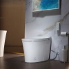 Image for WOODBRIDGE EBT700 One Piece Elongated Smart Toilet Bidet, Auto Open & Close, Auto Flush, Foot Sensor Operation, Heated Seat with Integrated Multi Function Remote Control in White