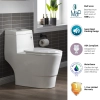 Image for WOODBRIDGE B-0940-A Modern One-Piece Elongated toilet with Soft Closed Seat and Hand Free Touchless Sensor Flush Kit, White