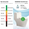 Image for WOODBRIDGEE One Piece Toilet with Soft Closing Seat, Chair Height, 1.28 GPF Dual, Water Sensed, 1000 Gram MaP Flushing Score Toilet, B0942, Biscuit