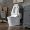 Image for WOODBRIDGE T-0047 One Piece 1.1GPF/1.6 GPF Dual Flush Elongated Toilet with Advance Smart Bidet Toilet in White