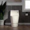 Image for WOODBRIDGEE One Piece Toilet with Soft Closing Seat, Chair Height, 1.28 GPF Dual, Water Sensed, 1000 Gram MaP Flushing Score Toilet, B0942, Biscuit