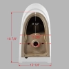 Image for WOODBRIDGE T-0019, Dual Flush Elongated One Piece Toilet with Soft Closing Seat, Chair Height, Water Sense, High-Efficiency, T-0019 Rectangle Button