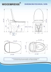 Image for WOODBRIDGE B0970S Smart Bidet Tankless Toilet Elongated One Piece Chair Height, Auto Flush, Foot Sensor Operation, Heated Seat with Integrated Multi Function Remote Control in White