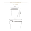Image for Intelligent Siphon Smart Toilet Floor Stand